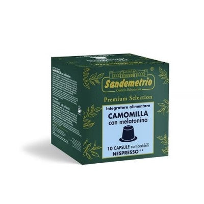 Sandemetrio Nespresso Camomilla con Melatonina 10 Capsule
