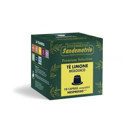 Sandemetrio Nespresso Te Limone Biologico 10 Capsule