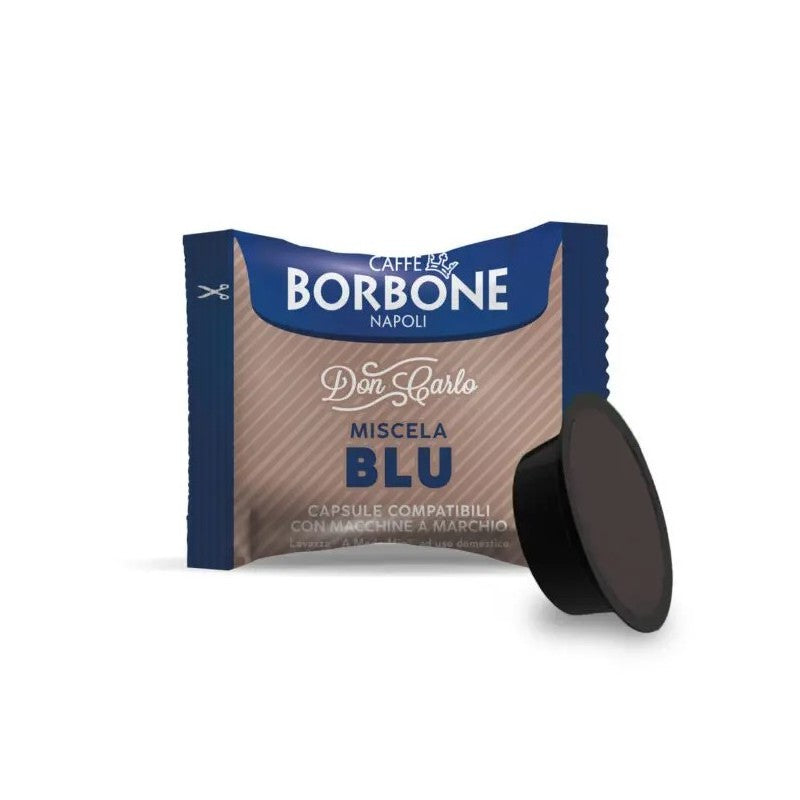 Borbone Don Carlo Blu 100 capsule compatibili a modo mio*