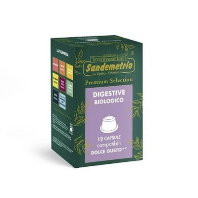 Sandemetrio Dolce Gusto Digestive Biologico 12 Capsule