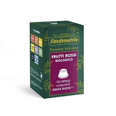 Sandemetrio Dolce Gusto Frutti Rossi Biologico 12 Capsule