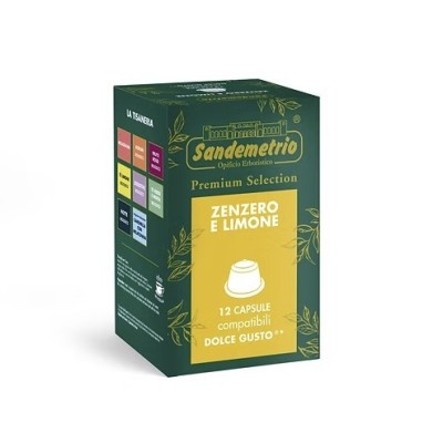 Sandemetrio Dolce Gusto Zenzero e Limone 12 Capsule