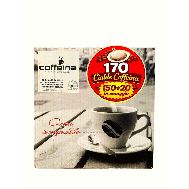 Coffeina Cialda 44mm Nera 150+20 Cialde