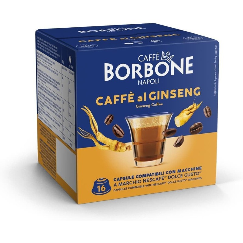 Borbone Dolce Gusto Caffè al Ginseng 16 Capsule
