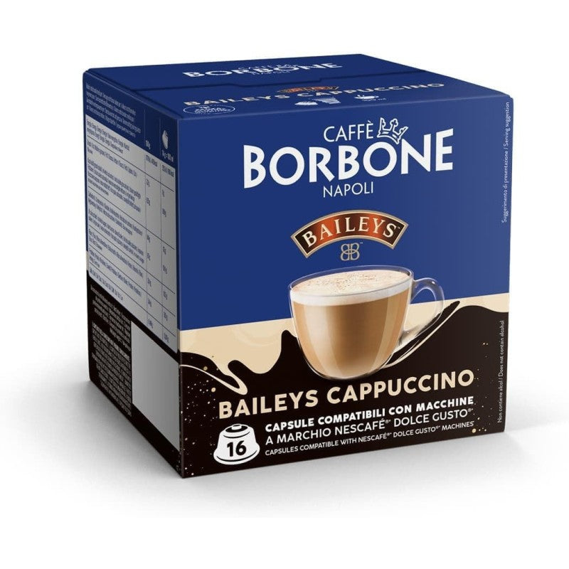Borbone Dolce Gusto Cappuccino Irish Baileys 16 Capsule