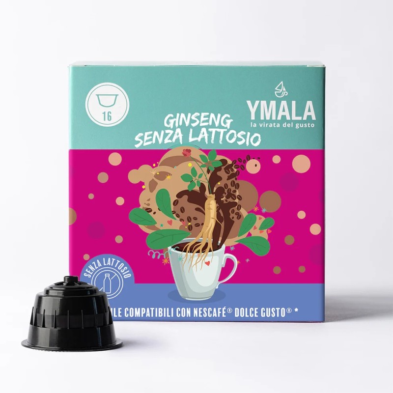 Ymala Dolce Gusto Ginseng Senza Lattosio 16 Capsule