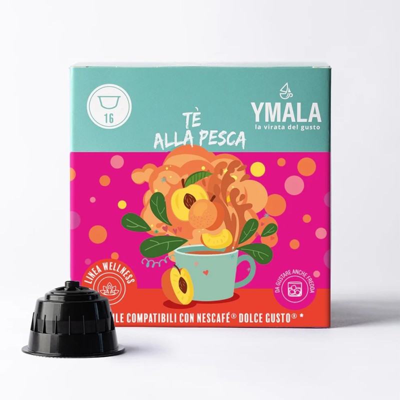 Ymala Dolce Gusto Te alla Pesca 16 Capsule