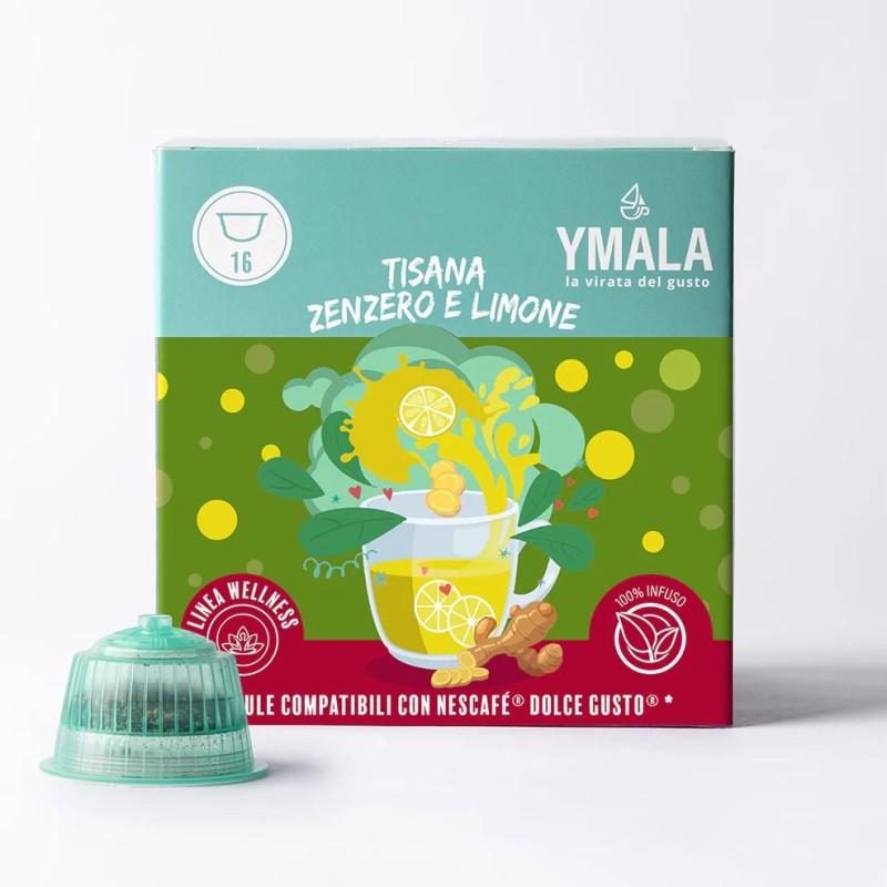 Ymala Dolce Gusto Tisana Zenzero e Limone 16 Capsule