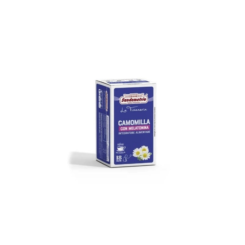 Sandemetrio Camomilla con Melatonina 18 Filtri