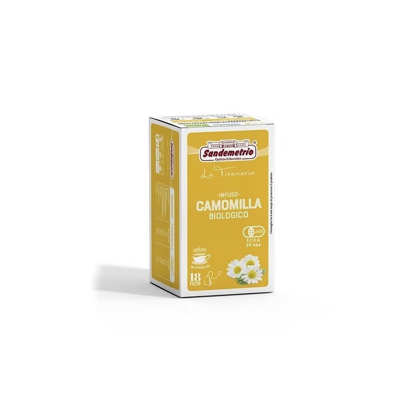 Sandemetrio Infuso Camomilla Biologico 18 Filtri
