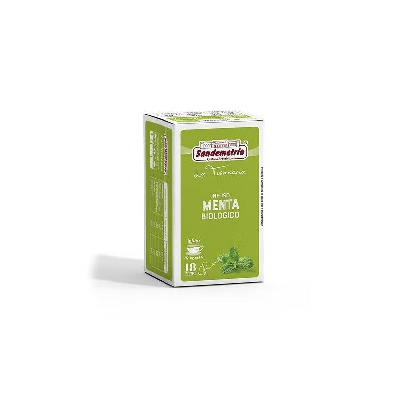 Sandemetrio Infuso Menta Biologico 18 Filtri