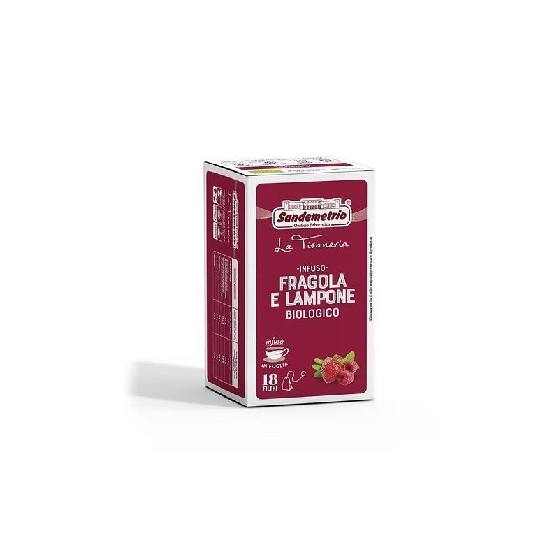 Sandemetrio Infuso Fragola e Lampone Biologico 18 Filtri
