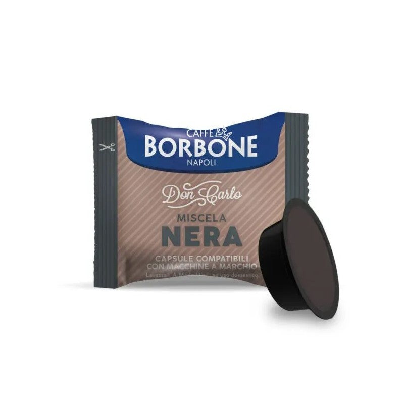 Borbone Don Carlo Nera 100 capsule compatibili a modo mio*