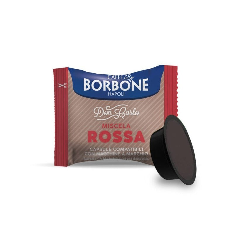 Borbone Don Carlo Rossa 100 capsule compatibili a modo mio*