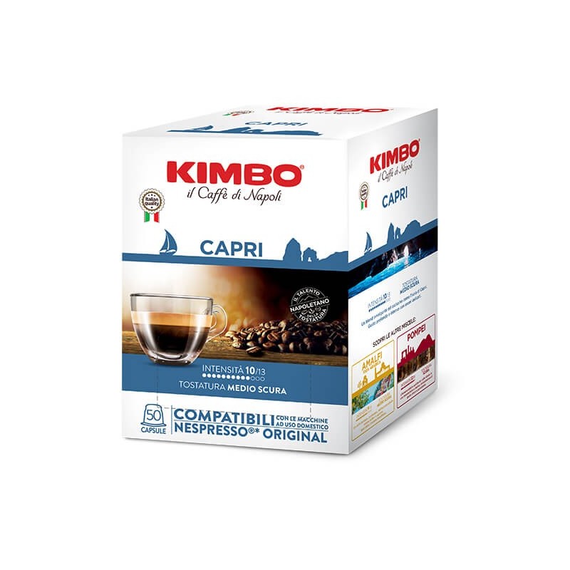caffè Kimbo compatibile Nespresso* miscela Capri 50 capsule