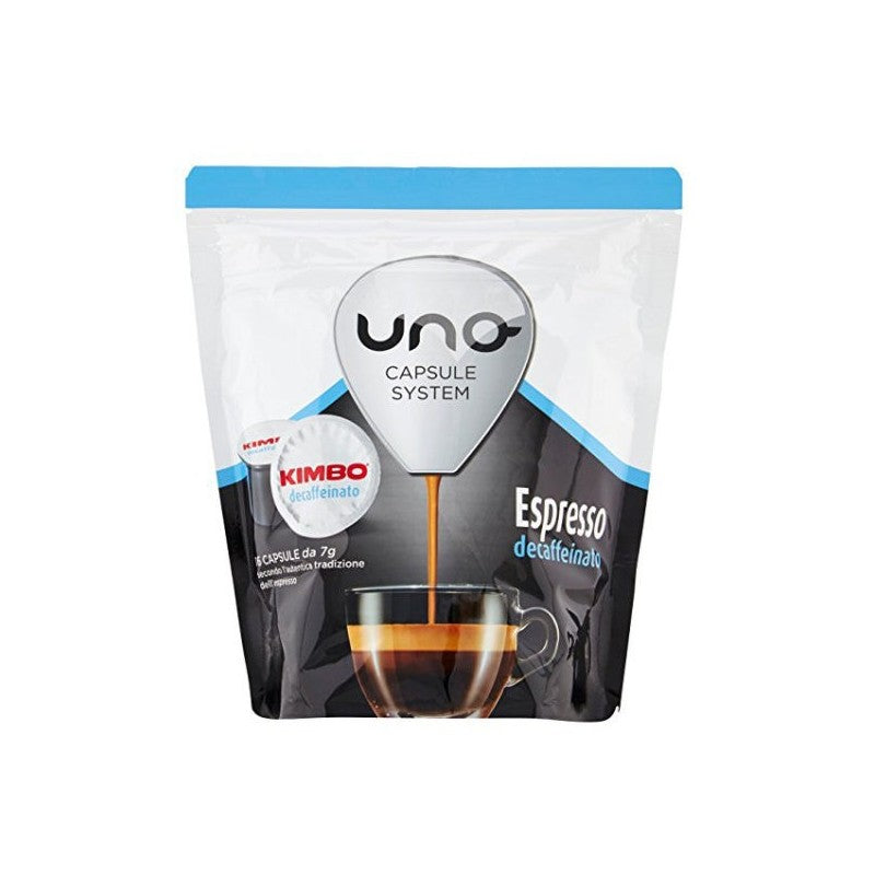 caffè Kimbo compatibile Uno System* miscela Dek decaffeinata 16 capsule