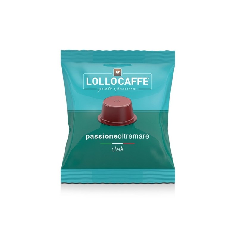 Lollocaffè compatibile Lavazza Blue* miscela Dek decaffeinato 100 capsule