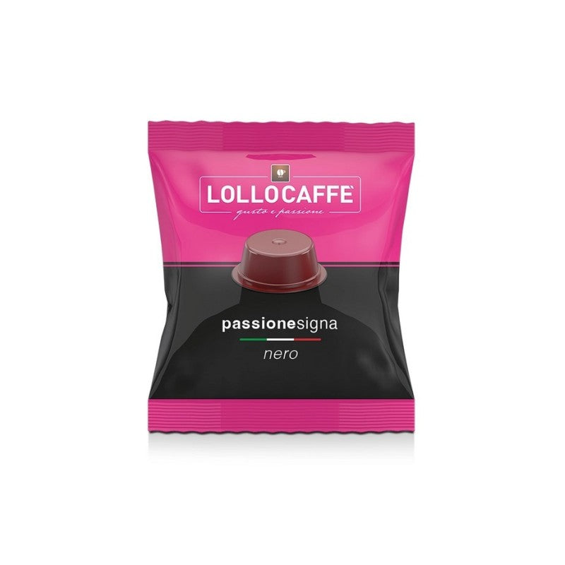 Lollocaffè compatibile Firma* miscela Nera 80 capsule