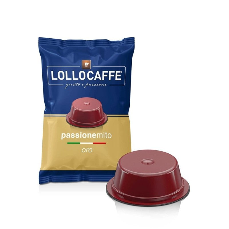 Lollocaffè compatibile A Modo Mio* miscela Oro 100 capsule