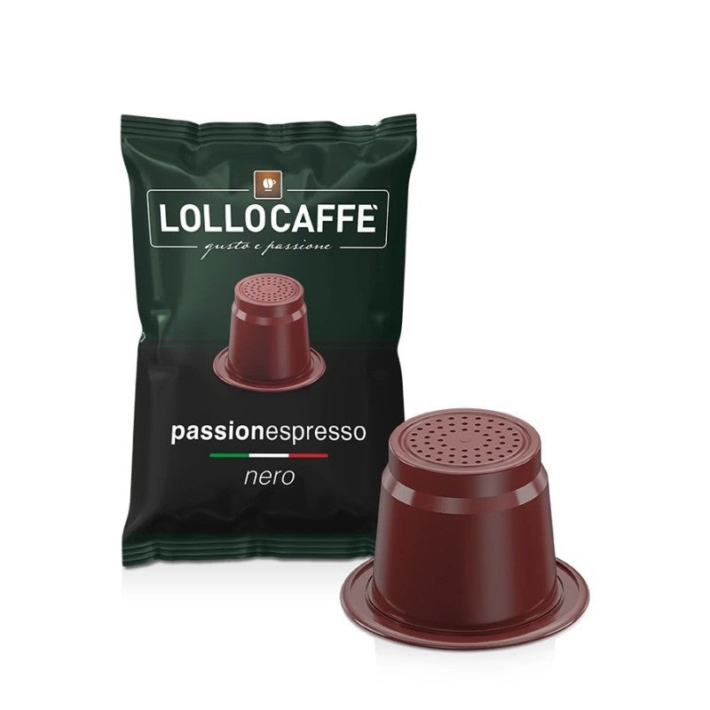 Lollocaffè compatibile Nespresso* miscela Nero 100 capsule