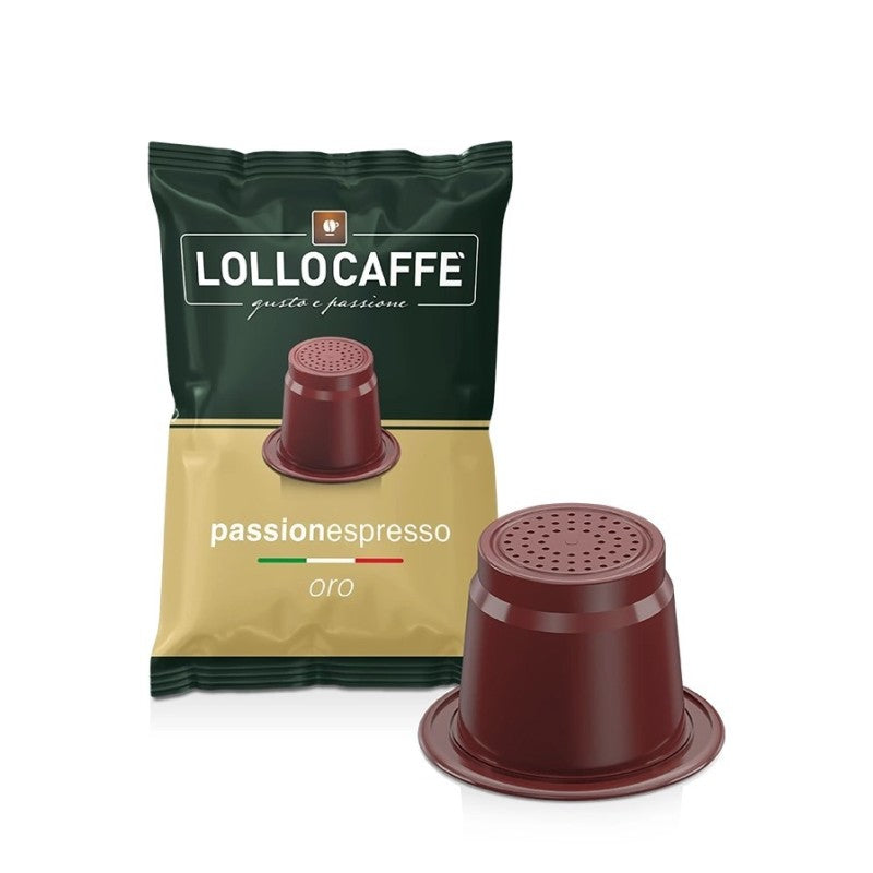 Lollocaffè compatibile Nespresso* miscela Oro 100 capsule