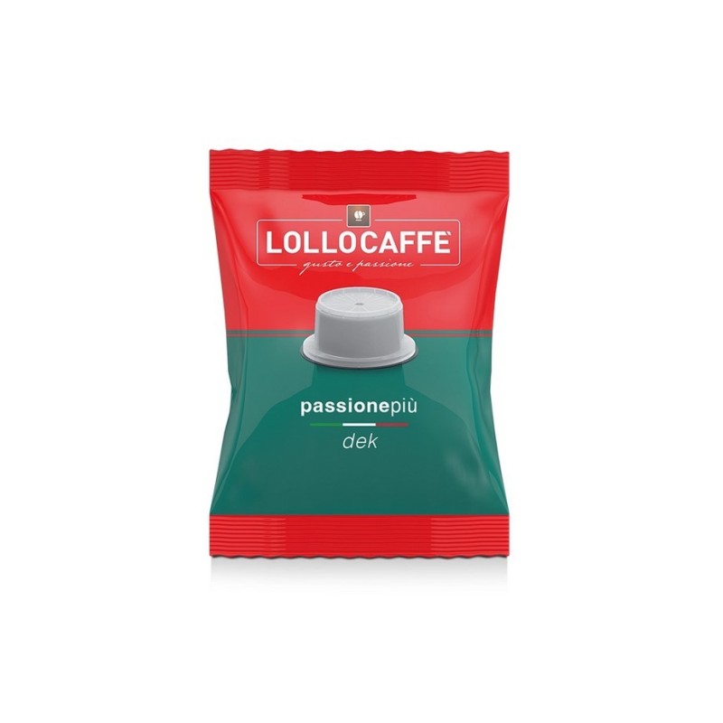 Lollocaffè compatibile Uno System* miscela Dek decaffeinata 100 capsule