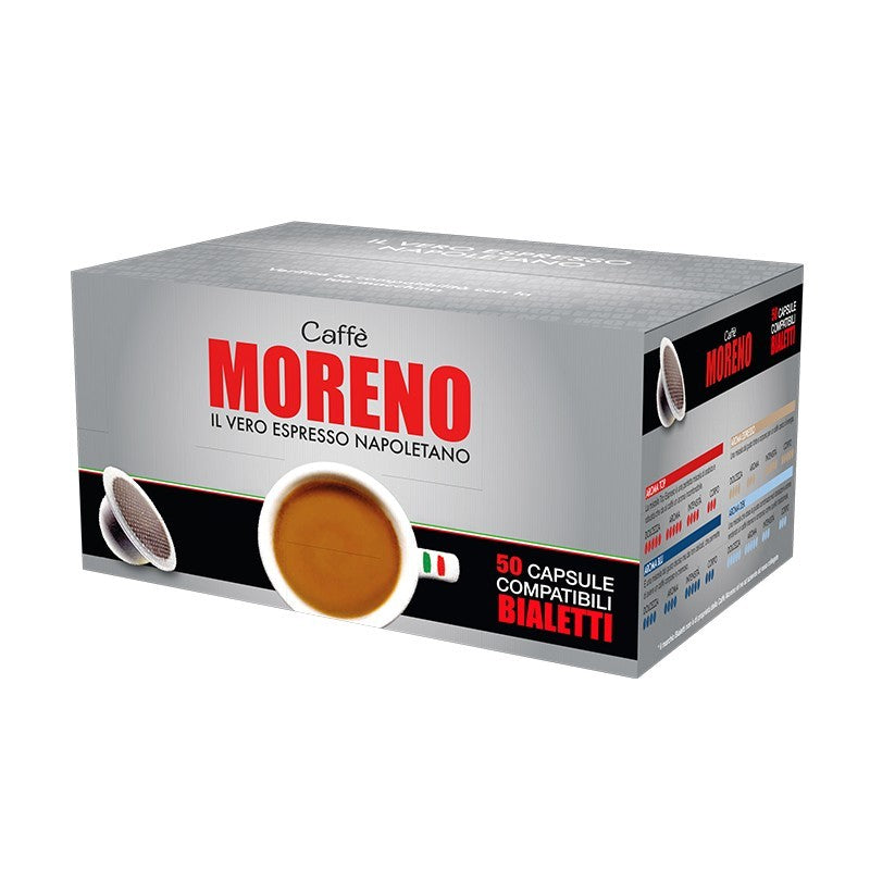 caffè Moreno compatibile Bialetti* miscela Aroma Espresso 50 capsule