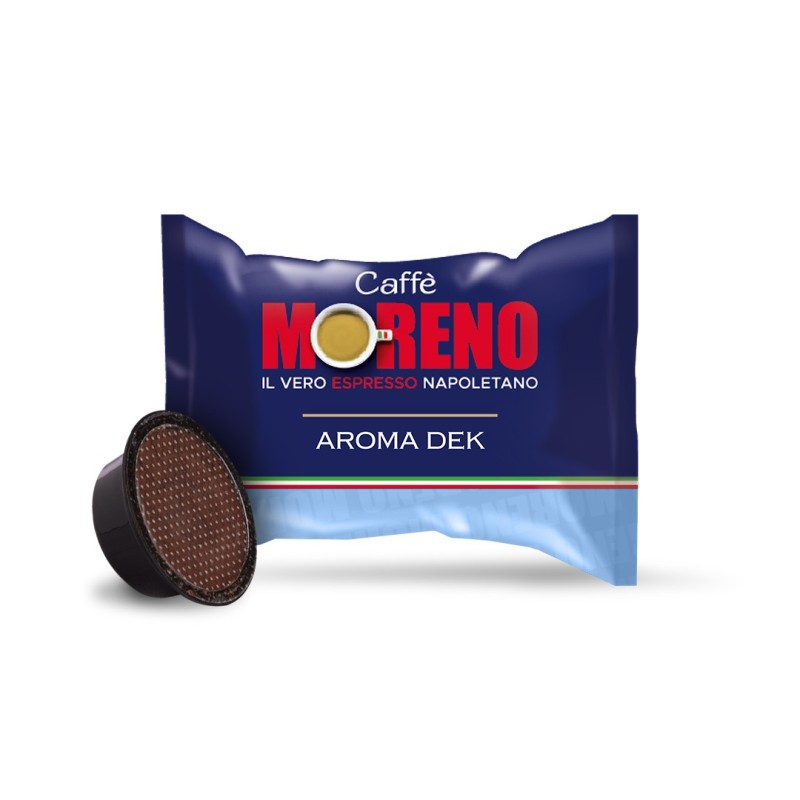 caffè Moreno compatibile a Modo Mio* miscela Aroma Dek decaffeinato 50 capsule