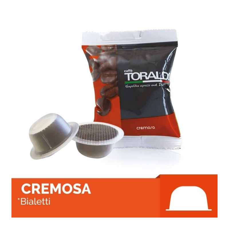 caffè Toraldo compatibile Bialetti* miscela Cremosa 100 capsule