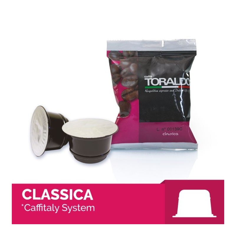 caffè Toraldo compatibile Caffitaly* miscela Classica 100 capsule