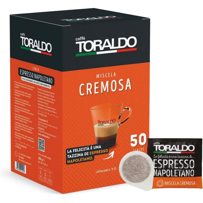 caffè Toraldo miscela Cremosa 50 cialde