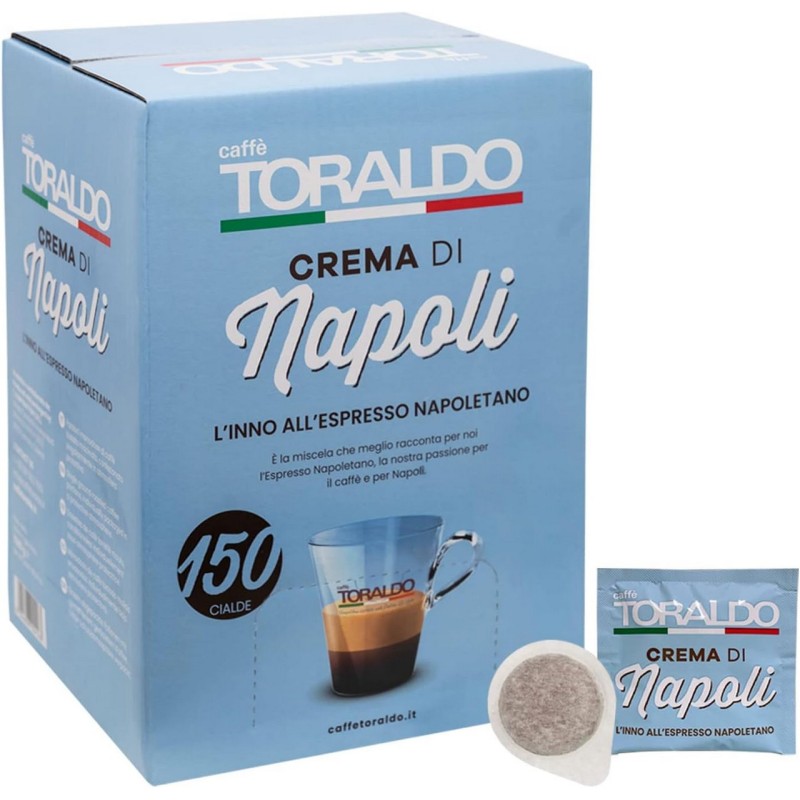 caffè Toraldo miscela Crema di Napoli 150 cialde