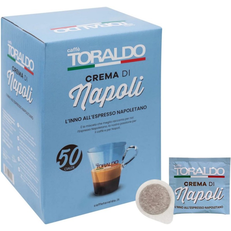 caffè Toraldo miscela Crema di Napoli 50 cialde
