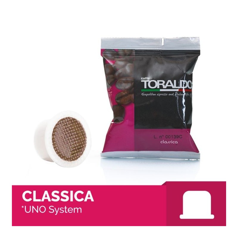 caffè Toraldo compatibile Uno System* miscela Classica 100 capsule